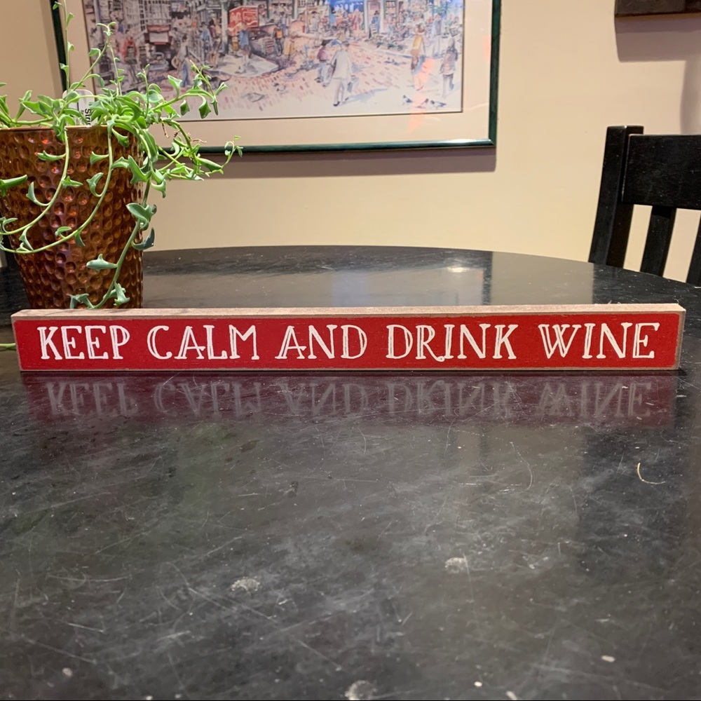 🍷 DRINK WINE SIGN